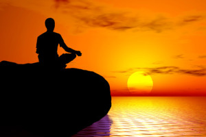 yoga - sunset meditation
