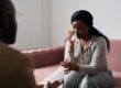a woman who has been trapped by addiction and afraid of treatment finally opens up and gets the help she needs in a substance abuse treatment program