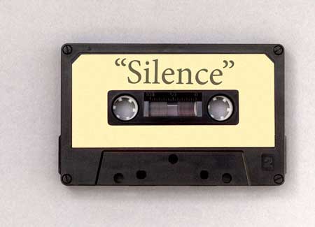 image of a cassette tape with "silent" on label for a blog article for Gulf Breeze Recovery's non 12 step holistic drug treatment program called THRIVE® Total Health Recovery entitled "Why Overthinking Things Is Wasting Your Time and 5 Ways to Stop."