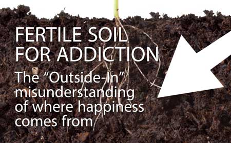 image of fertile soil representing the observable behavior of addiction “Beyond Addiction” is a podcast dedicated to establishing a new outlook on addiction treatment centered around the inside out approach to recovery.