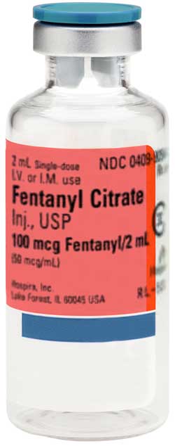 image of Fentanyl vile "50-100 times more potent than morphine" for Gulf Breeze Recovery non 12 step holistic drug and alcohol rehab in Florida