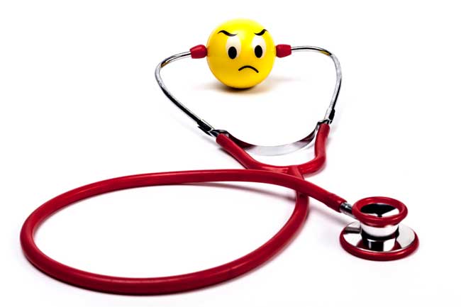 image of sad face with stethoscope for Gulf Breeze Recovery Non-12 step holistic drug and alcohol rehab in Florida