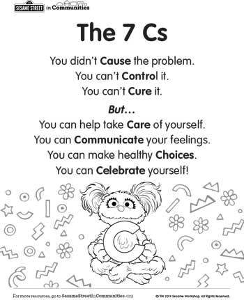 image of Sesame Street character named Karli's 7C's for article entitled "Children of Addicts: Sesame Street Brings Unseen Stigma into the Spotlight" for Gulf Breeze Recovery non-12 step holistic drug and alcohol rehab in Florida