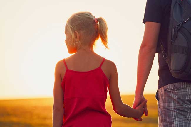image of father and daughter holding hands for Gulf Breeze Recovery's non-12 step holistic drug and alcohol treatment center in Florida blog