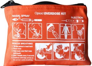 image of overdose kit used for opioid overdoses