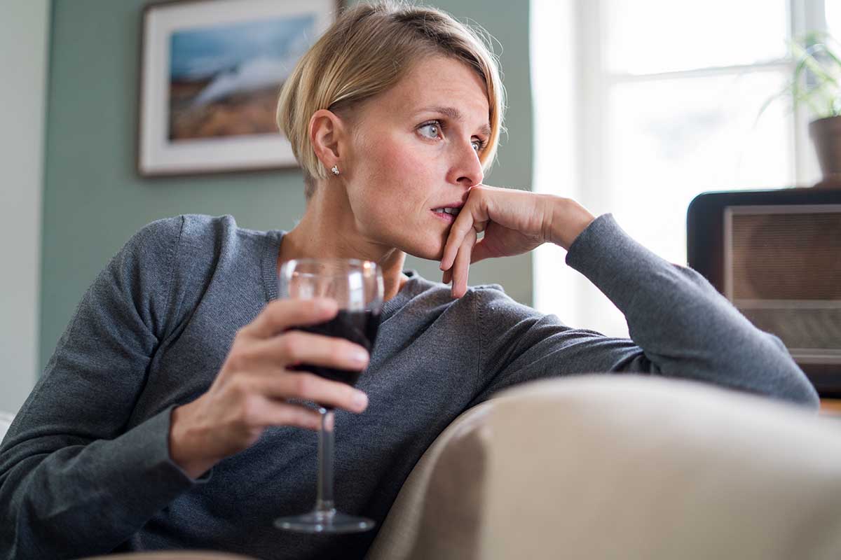 self-medicating anxiety with alcohol