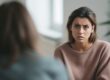 concerned woman asking therapist is drug detox safe