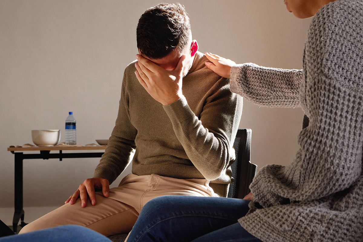 A man who wants to know how to get rid of opioid addiction