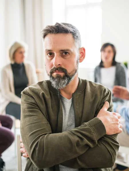a portrait of a in treatment