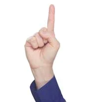 image of hand holding up a finger #1 illustrating forgiveness tips for blog article for Gulf Breeze Recovery a non 12 step holistic drug rehab entitled: "3-tips for forgiveness"