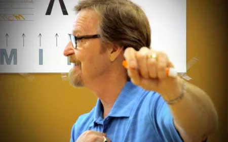 Joe Bailey teaching a group class at Gulf Breeze Recovery. Gulf Breeze Recovery is a non 12 step holistic drug