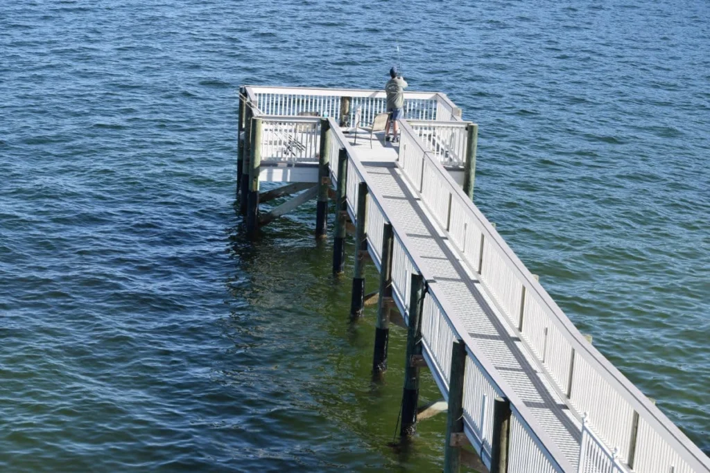 Dock on water