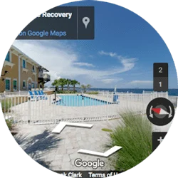 Google map on beach