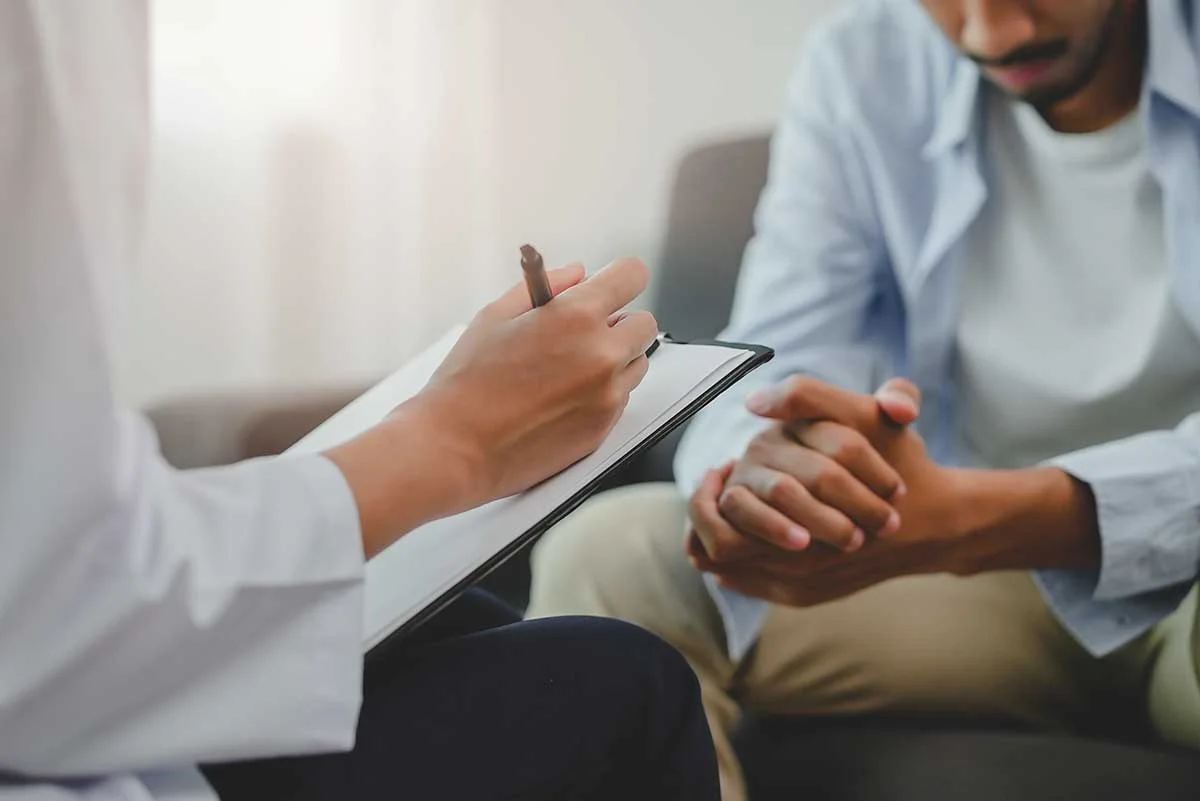 A man in substance use disorder treatment