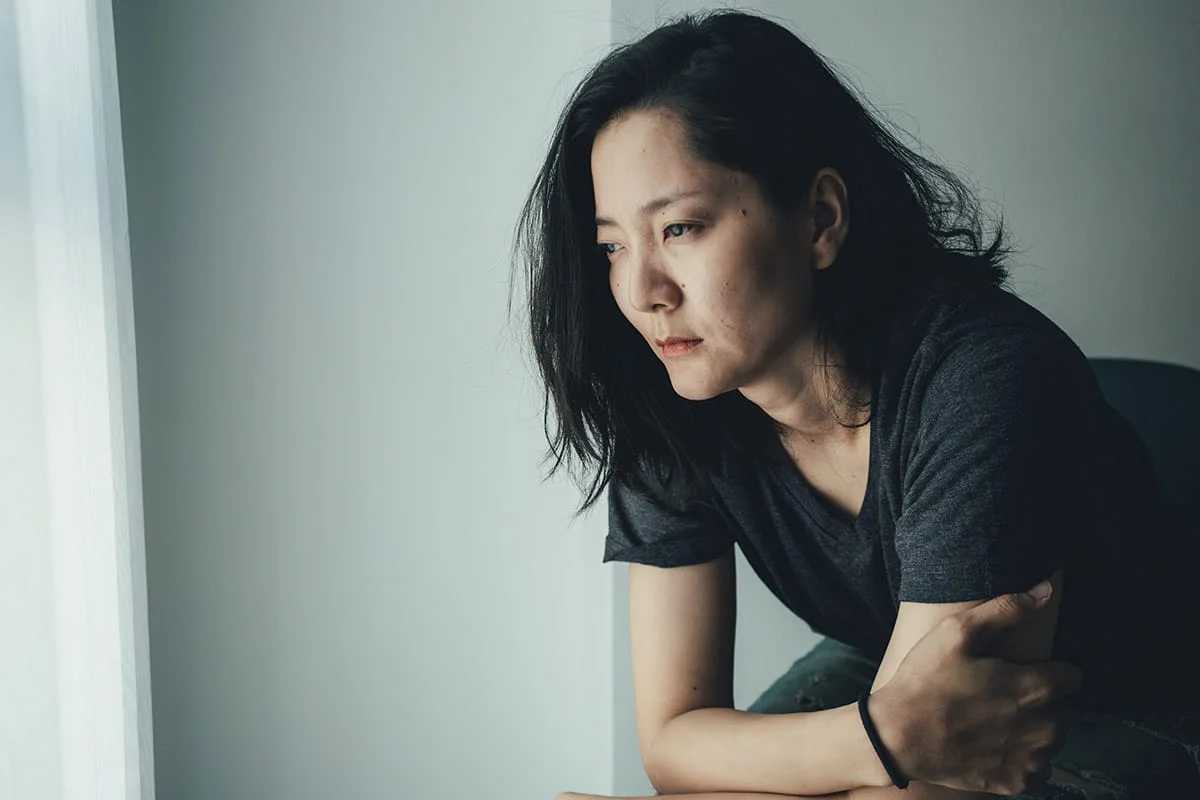 a woman struggling with cocaine and mental health